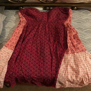 Free People strapless dress / shirt M babydoll